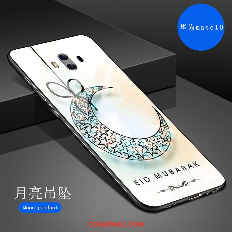 Étui Huawei Mate 10 Protection Miroir Marque De Tendance, Coque Huawei Mate 10 Résistant Aux Rayures Créatif