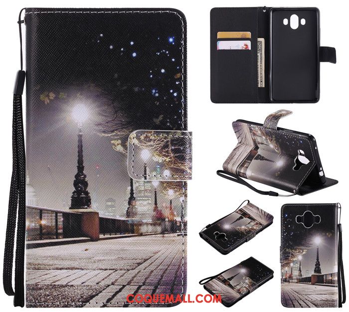 Étui Huawei Mate 10 Rouge Dessin Animé Téléphone Portable, Coque Huawei Mate 10 Incassable Protection