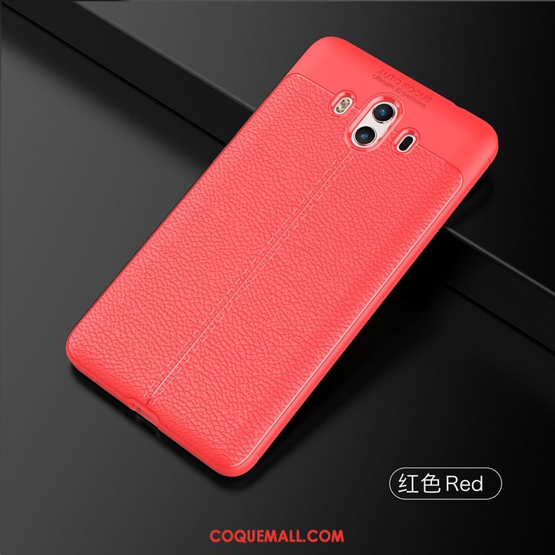 Étui Huawei Mate 10 Silicone Fluide Doux Tout Compris, Coque Huawei Mate 10 Bleu Protection