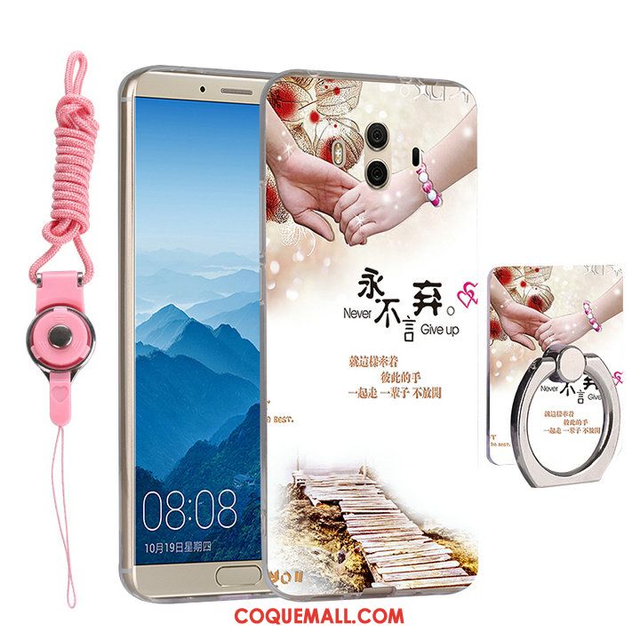 Étui Huawei Mate 10 Tout Compris Incassable Jaune, Coque Huawei Mate 10 Silicone Téléphone Portable