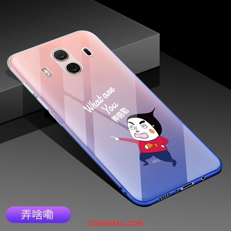 Étui Huawei Mate 10 Transparent Protection Légères, Coque Huawei Mate 10 Net Rouge Nouveau