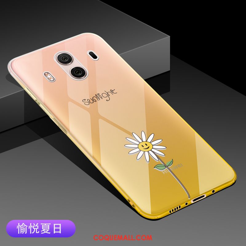 Étui Huawei Mate 10 Transparent Protection Légères, Coque Huawei Mate 10 Net Rouge Nouveau