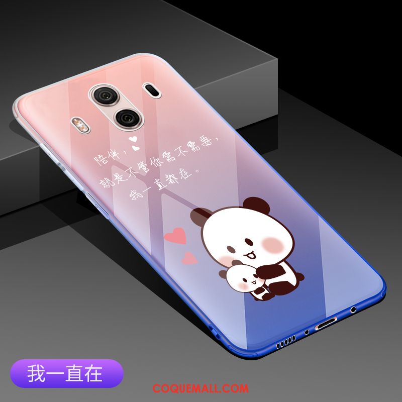 Étui Huawei Mate 10 Transparent Protection Légères, Coque Huawei Mate 10 Net Rouge Nouveau