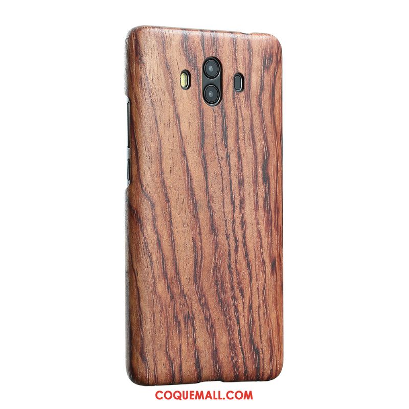 Étui Huawei Mate 10 Très Mince En Bois Sentir, Coque Huawei Mate 10 Téléphone Portable Bois Nackte Farbe