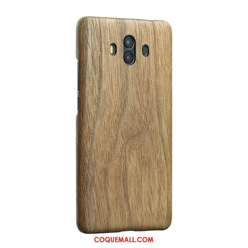 Étui Huawei Mate 10 Très Mince En Bois Sentir, Coque Huawei Mate 10 Téléphone Portable Bois Nackte Farbe