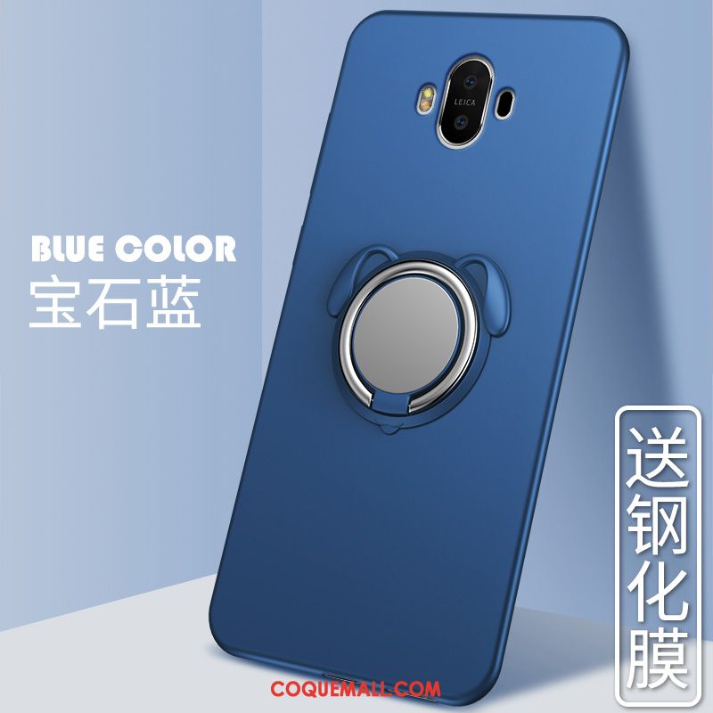 Étui Huawei Mate 10 Téléphone Portable Silicone Incassable, Coque Huawei Mate 10 Délavé En Daim Rouge