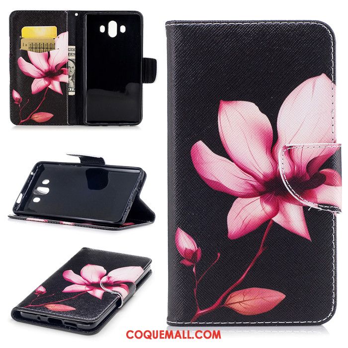 Étui Huawei Mate 10 Étui En Cuir Protection Bordure, Coque Huawei Mate 10 Fluide Doux Silicone