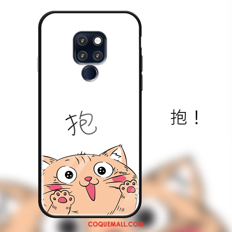 Étui Huawei Mate 20 Blanc Tout Compris Dessin Animé, Coque Huawei Mate 20 Incassable Téléphone Portable