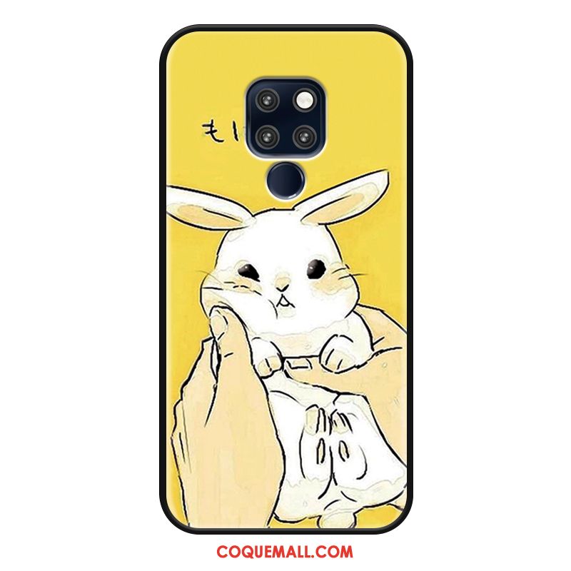 Étui Huawei Mate 20 Dessin Animé Protection Lapin, Coque Huawei Mate 20 Charmant Téléphone Portable