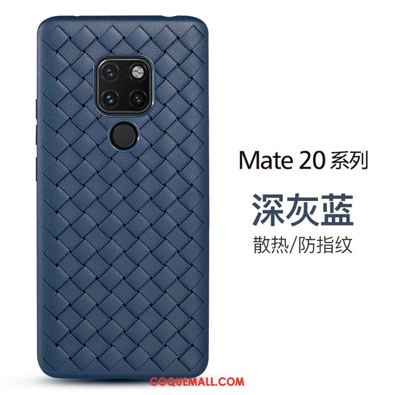 Étui Huawei Mate 20 Incassable Business Qualité, Coque Huawei Mate 20 Cuir Délavé En Daim