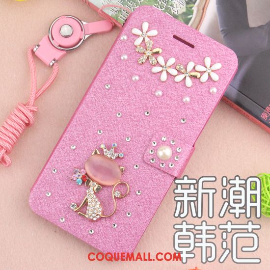 Étui Huawei Mate 20 Incassable Strass Protection, Coque Huawei Mate 20 Blanc Étui En Cuir