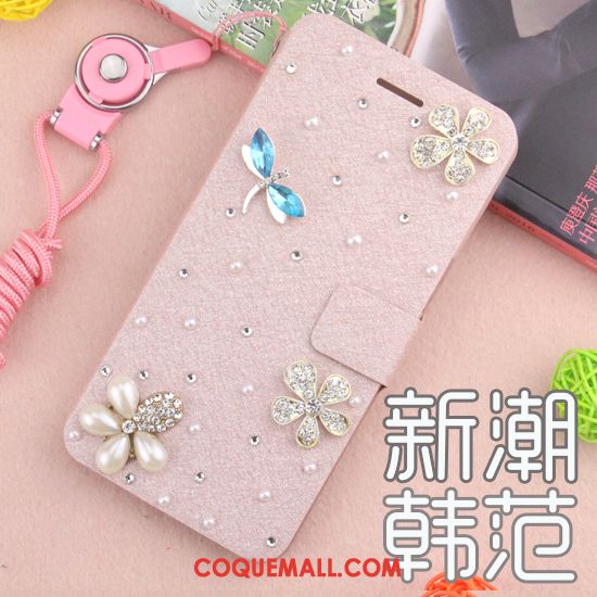 Étui Huawei Mate 20 Incassable Strass Protection, Coque Huawei Mate 20 Blanc Étui En Cuir