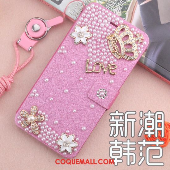 Étui Huawei Mate 20 Incassable Strass Protection, Coque Huawei Mate 20 Blanc Étui En Cuir