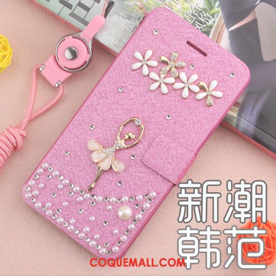 Étui Huawei Mate 20 Incassable Strass Protection, Coque Huawei Mate 20 Blanc Étui En Cuir