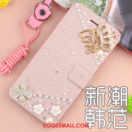 Étui Huawei Mate 20 Incassable Strass Protection, Coque Huawei Mate 20 Blanc Étui En Cuir