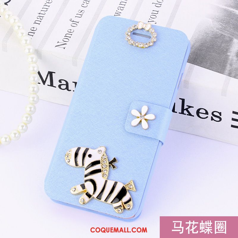 Étui Huawei Mate 20 Lite Bleu Étui En Cuir Clamshell, Coque Huawei Mate 20 Lite Incassable Téléphone Portable