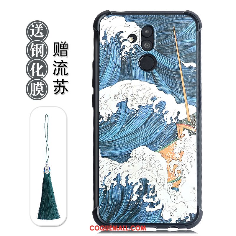 Étui Huawei Mate 20 Lite Créatif À Franges Fluide Doux, Coque Huawei Mate 20 Lite Téléphone Portable Tout Compris