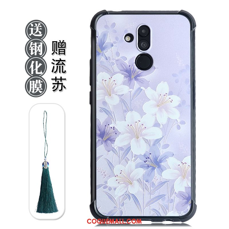 Étui Huawei Mate 20 Lite Créatif À Franges Fluide Doux, Coque Huawei Mate 20 Lite Téléphone Portable Tout Compris