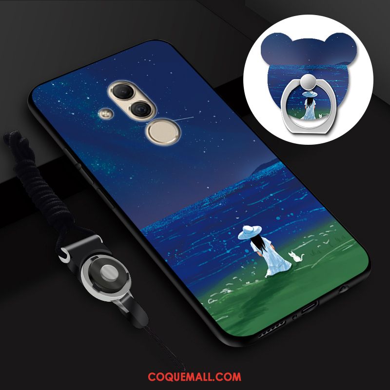 Étui Huawei Mate 20 Lite Fluide Doux Tout Compris Protection, Coque Huawei Mate 20 Lite Téléphone Portable Ornements Suspendus