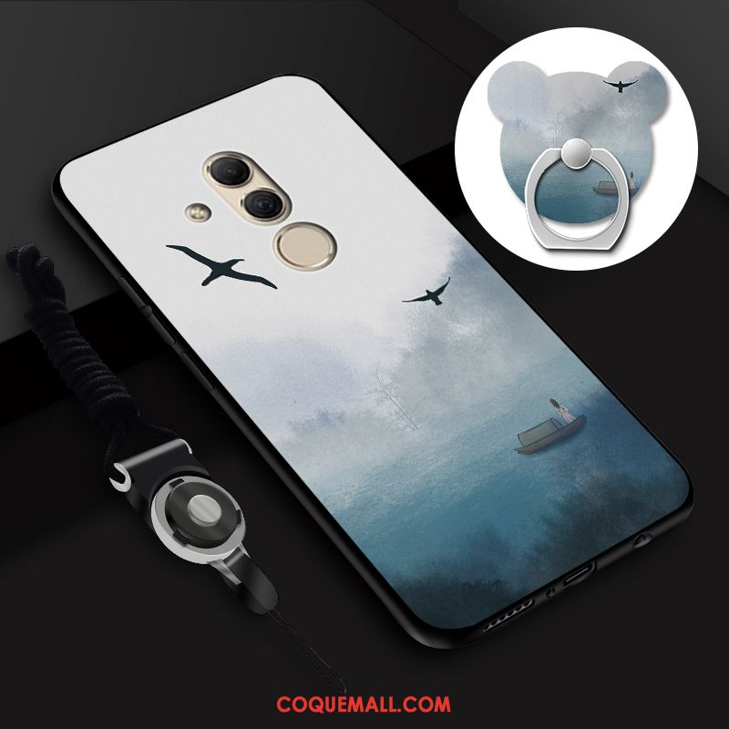 Étui Huawei Mate 20 Lite Fluide Doux Tout Compris Protection, Coque Huawei Mate 20 Lite Téléphone Portable Ornements Suspendus