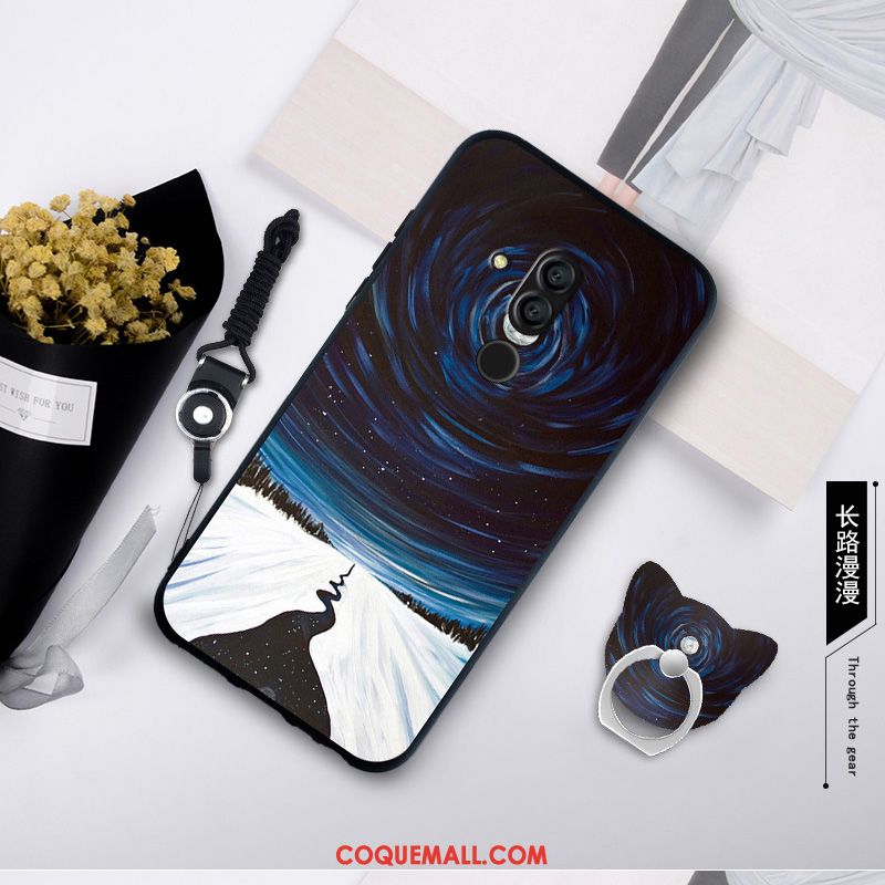 Étui Huawei Mate 20 Lite Incassable Rose Téléphone Portable, Coque Huawei Mate 20 Lite Tout Compris