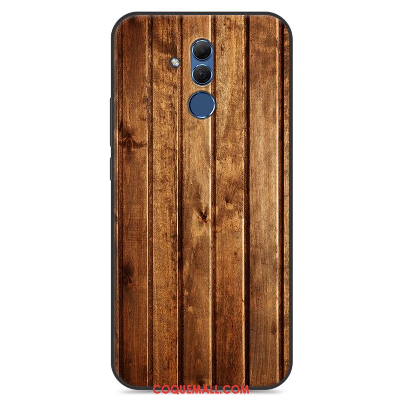 Étui Huawei Mate 20 Lite Personnalité Fluide Doux Créatif, Coque Huawei Mate 20 Lite Blanc Peinture