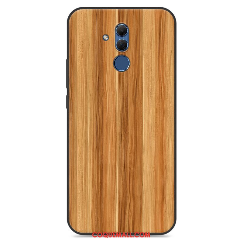 Étui Huawei Mate 20 Lite Personnalité Fluide Doux Créatif, Coque Huawei Mate 20 Lite Blanc Peinture