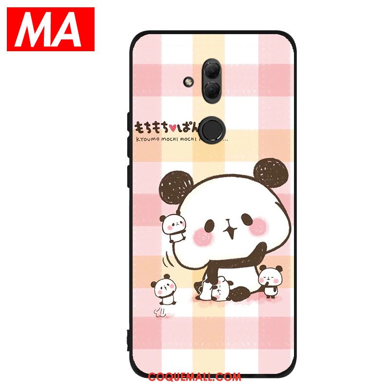 Étui Huawei Mate 20 Lite Rose Protection Téléphone Portable, Coque Huawei Mate 20 Lite Mignonne Silicone