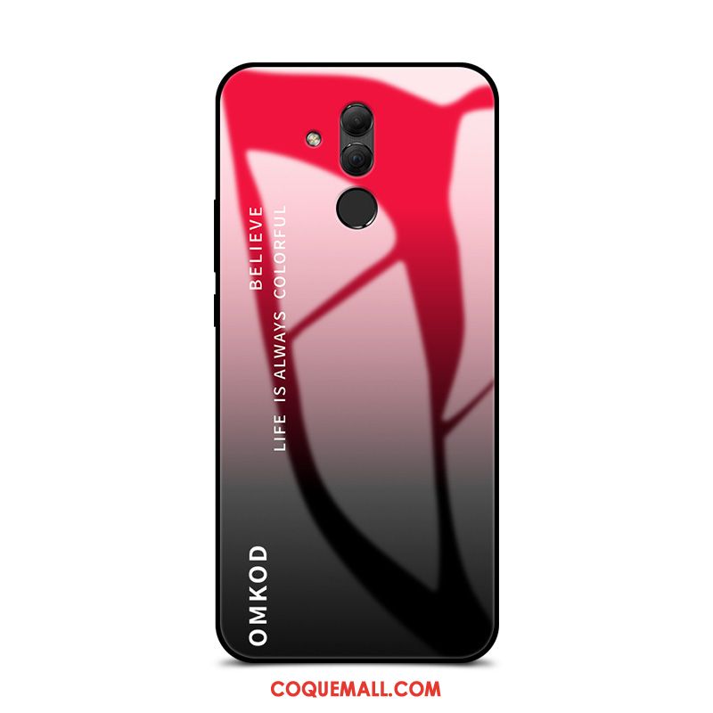 Étui Huawei Mate 20 Lite Simple Créatif Amoureux, Coque Huawei Mate 20 Lite Rose Jaune