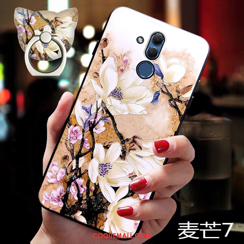 Étui Huawei Mate 20 Lite Support Protection Créatif, Coque Huawei Mate 20 Lite Personnalité Fluide Doux