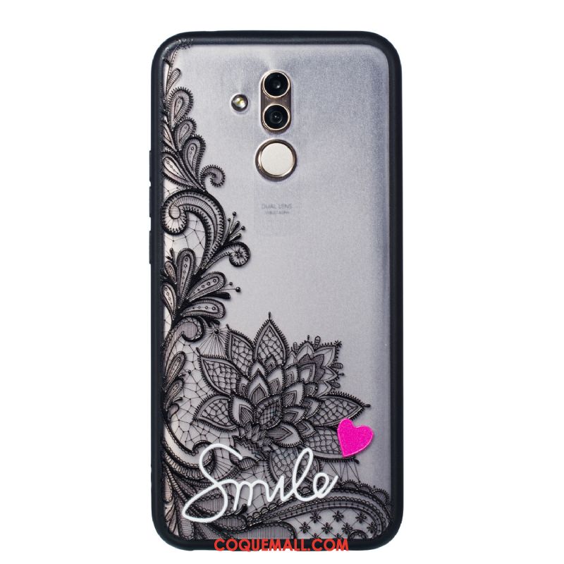 Étui Huawei Mate 20 Lite Téléphone Portable Gaufrage Animal, Coque Huawei Mate 20 Lite Protection Dessin Animé