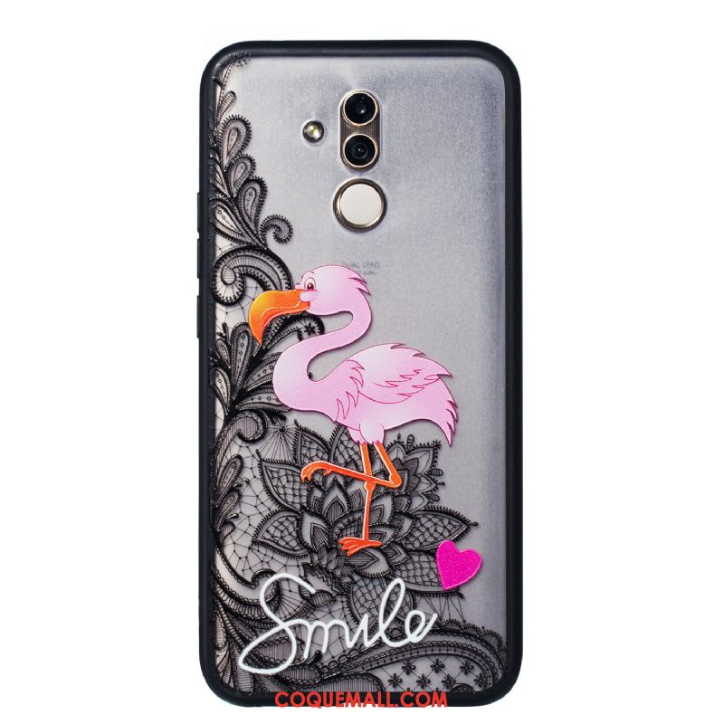 Étui Huawei Mate 20 Lite Téléphone Portable Gaufrage Animal, Coque Huawei Mate 20 Lite Protection Dessin Animé