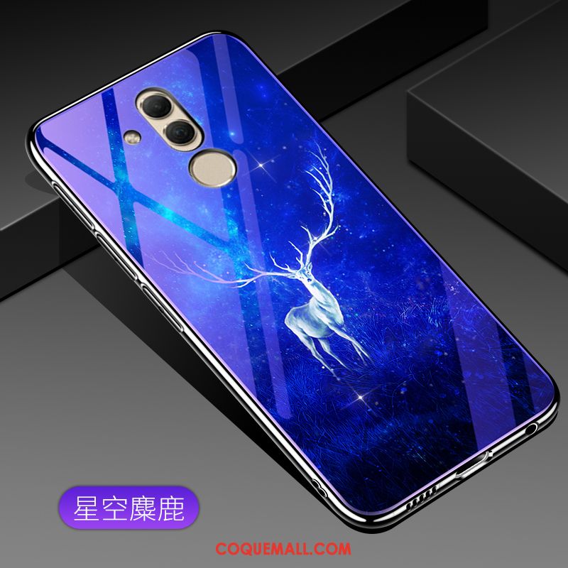 Étui Huawei Mate 20 Lite Violet Verre Tendance, Coque Huawei Mate 20 Lite Incassable Protection