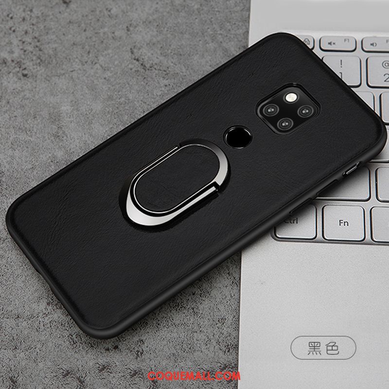 Étui Huawei Mate 20 Luxe Luxe Business, Coque Huawei Mate 20 Magnétisme Cuir Véritable