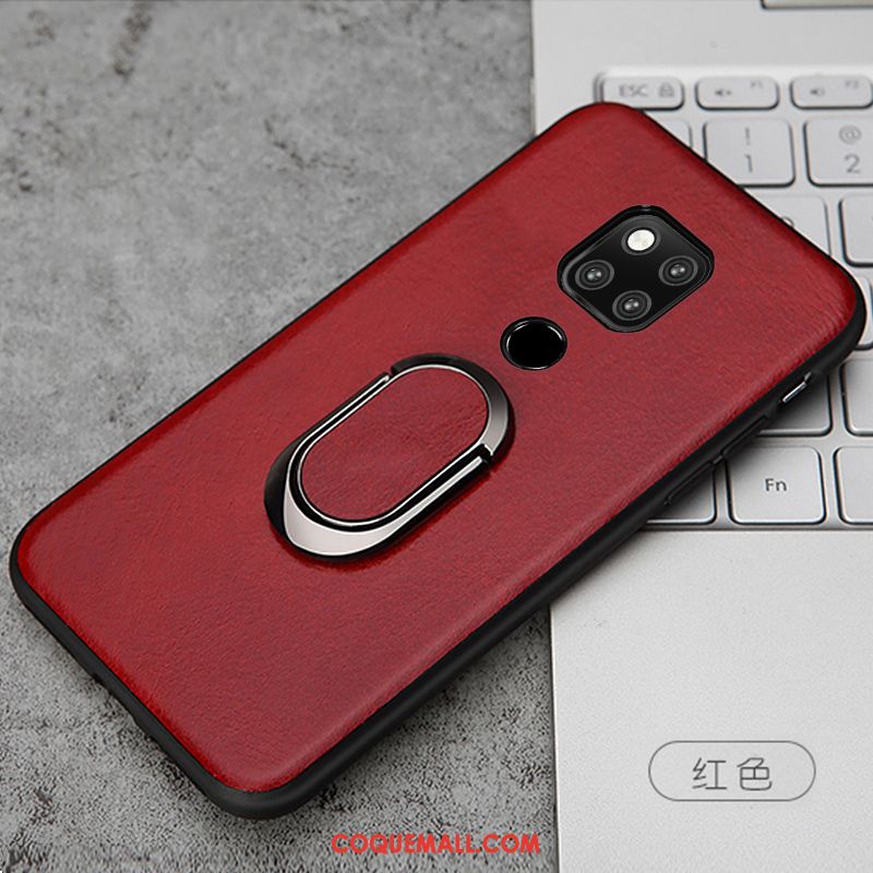 Étui Huawei Mate 20 Luxe Luxe Business, Coque Huawei Mate 20 Magnétisme Cuir Véritable