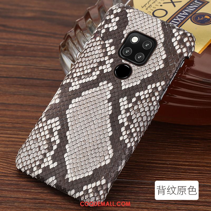 Étui Huawei Mate 20 Luxe Protection Cuir Véritable, Coque Huawei Mate 20 Luxe Personnalité