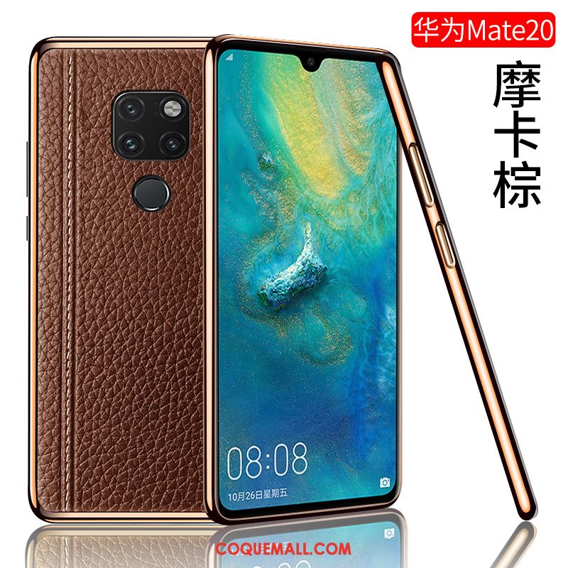 Étui Huawei Mate 20 Marque De Tendance Incassable Téléphone Portable, Coque Huawei Mate 20 Net Rouge Créatif