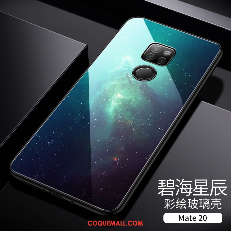 Étui Huawei Mate 20 Marque De Tendance Protection Verre, Coque Huawei Mate 20 Téléphone Portable Personnalité