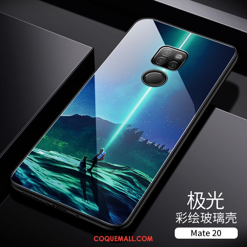 Étui Huawei Mate 20 Marque De Tendance Protection Verre, Coque Huawei Mate 20 Téléphone Portable Personnalité