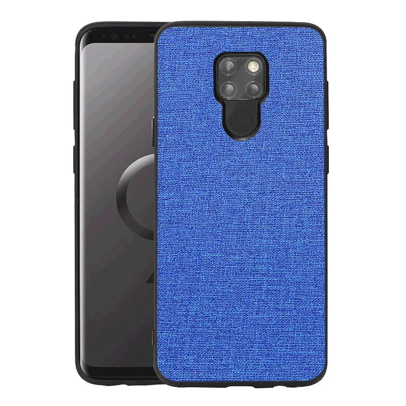 Étui Huawei Mate 20 Modèle Fleurie Couvercle Arrière Lin, Coque Huawei Mate 20 Protection Téléphone Portable Braun