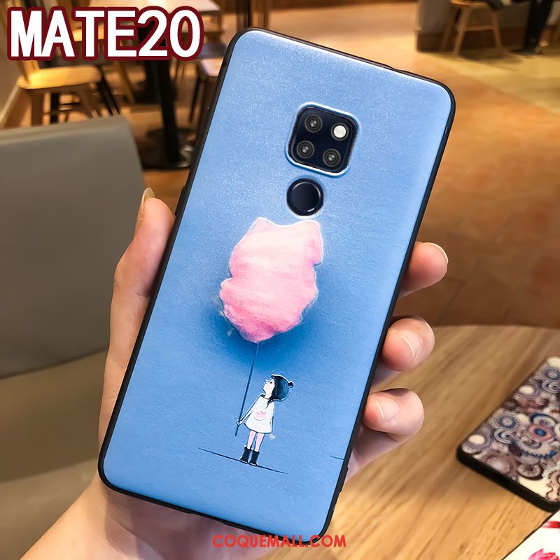 Étui Huawei Mate 20 Personnalité Charmant Silicone, Coque Huawei Mate 20 Anneau Ornements Suspendus