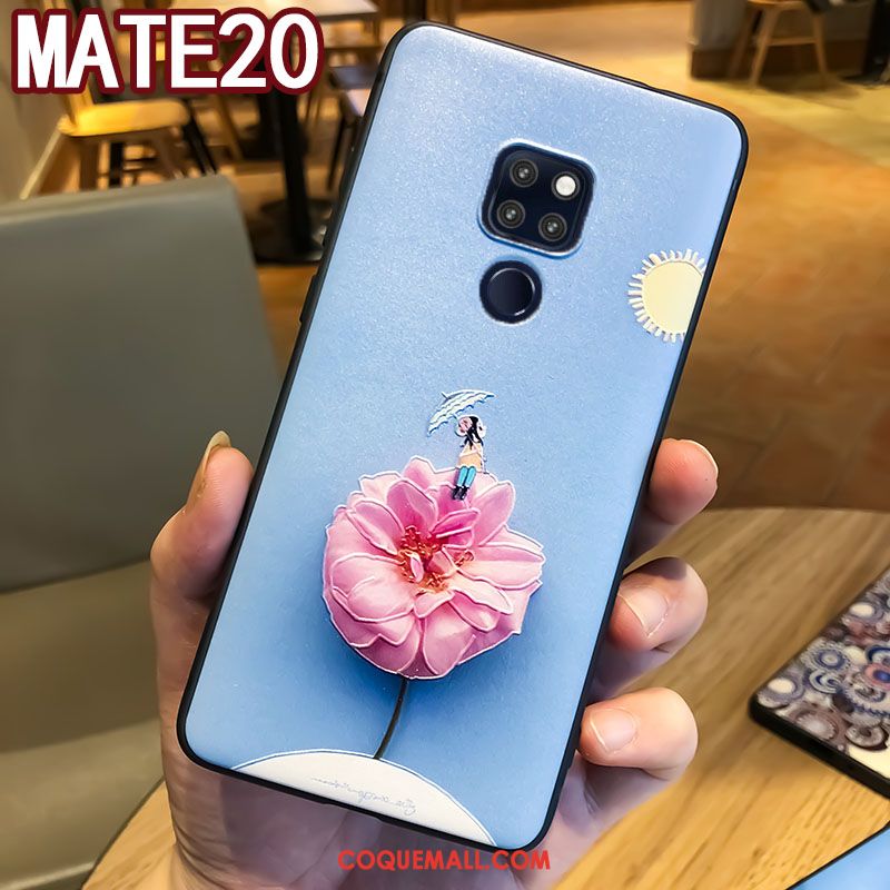 Étui Huawei Mate 20 Personnalité Charmant Silicone, Coque Huawei Mate 20 Anneau Ornements Suspendus