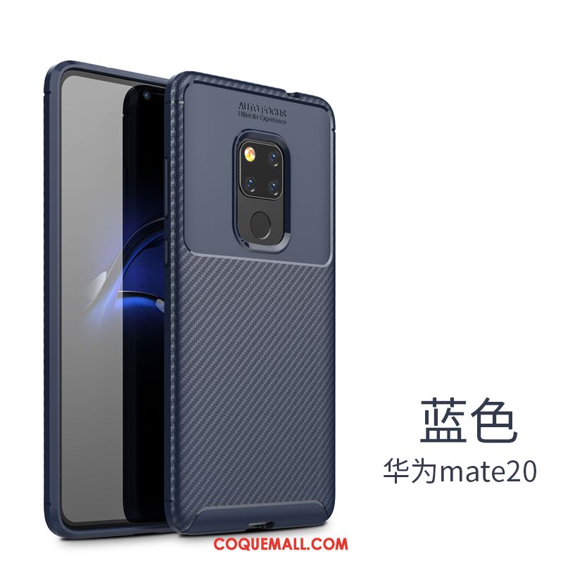 Étui Huawei Mate 20 Personnalité Simple Tout Compris, Coque Huawei Mate 20 Délavé En Daim Silicone Braun