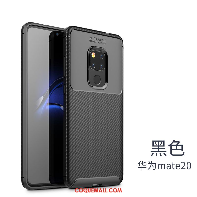 Étui Huawei Mate 20 Personnalité Simple Tout Compris, Coque Huawei Mate 20 Délavé En Daim Silicone Braun