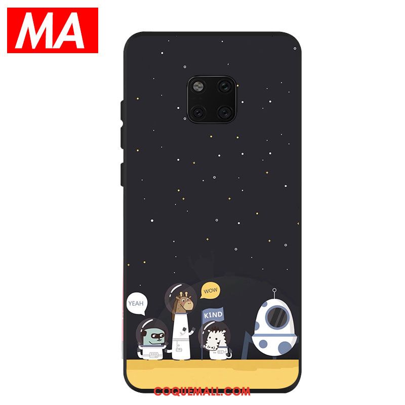 Étui Huawei Mate 20 Pro Charmant Dessin Animé Abstrait, Coque Huawei Mate 20 Pro Animal Téléphone Portable Braun