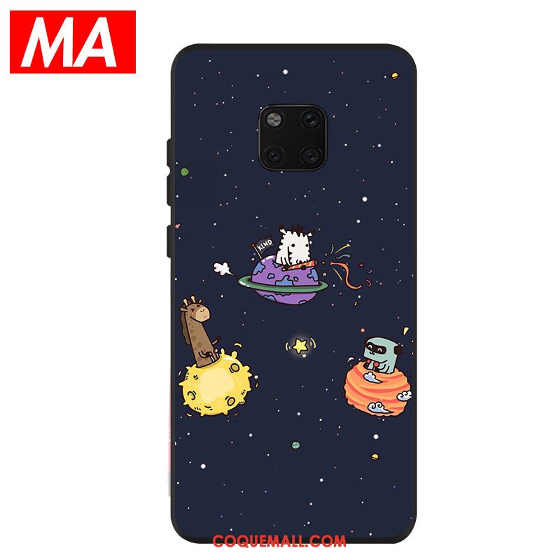 Étui Huawei Mate 20 Pro Charmant Dessin Animé Abstrait, Coque Huawei Mate 20 Pro Animal Téléphone Portable Braun