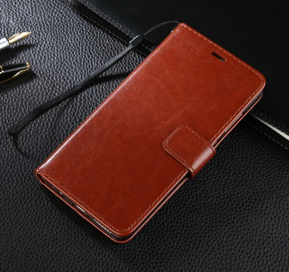 Étui Huawei Mate 20 Pro Clamshell Étui En Cuir Téléphone Portable, Coque Huawei Mate 20 Pro Carte Rouge