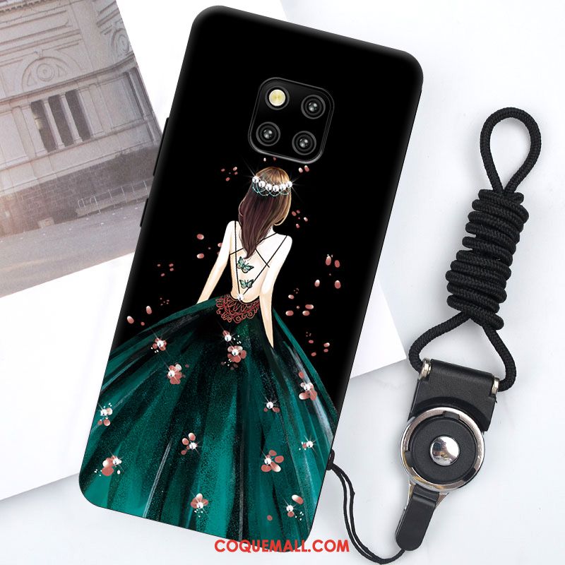 Étui Huawei Mate 20 Pro Créatif Personnalité Ornements Suspendus, Coque Huawei Mate 20 Pro Téléphone Portable Noir