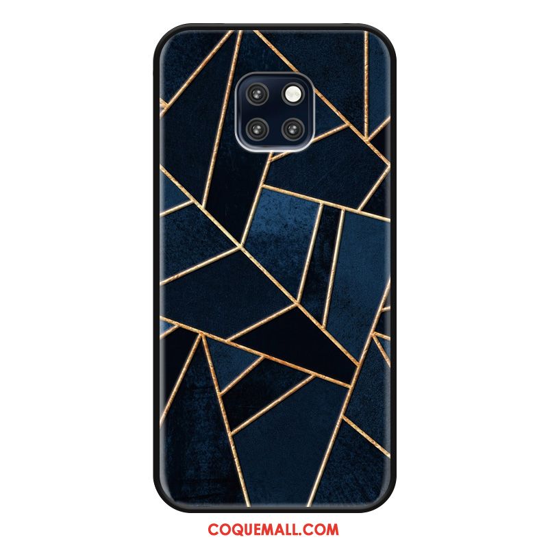 Étui Huawei Mate 20 Pro Créatif Téléphone Portable Vert, Coque Huawei Mate 20 Pro Simple Géométrie