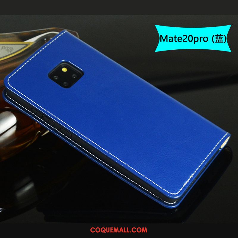 Étui Huawei Mate 20 Pro Incassable Business Orange, Coque Huawei Mate 20 Pro Tout Compris Or